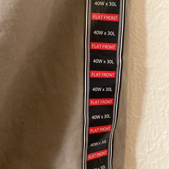 Roundtree & Yorke Trim Fit Flat Front Pants 40X30 - Picture 5 of 9